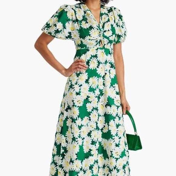 Diane von Fürstenberg Majorie twisted floral print...